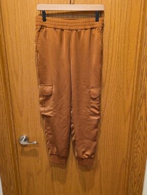Banana Republic Copper Brown Elastic Waist Pants